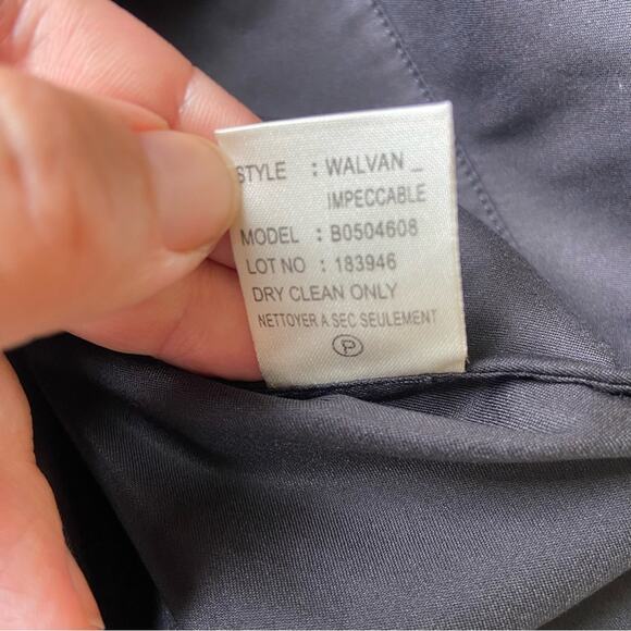 Theory 12 Walva sleeveless button front shirt dress in black - Picture 10 of 10